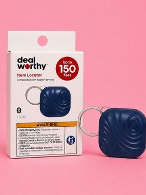 Locator Bluetooth Tracker – Works with Apple Find My Color Blue